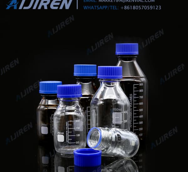 Customized blue screw cap 1000ml media bottle Aijiren